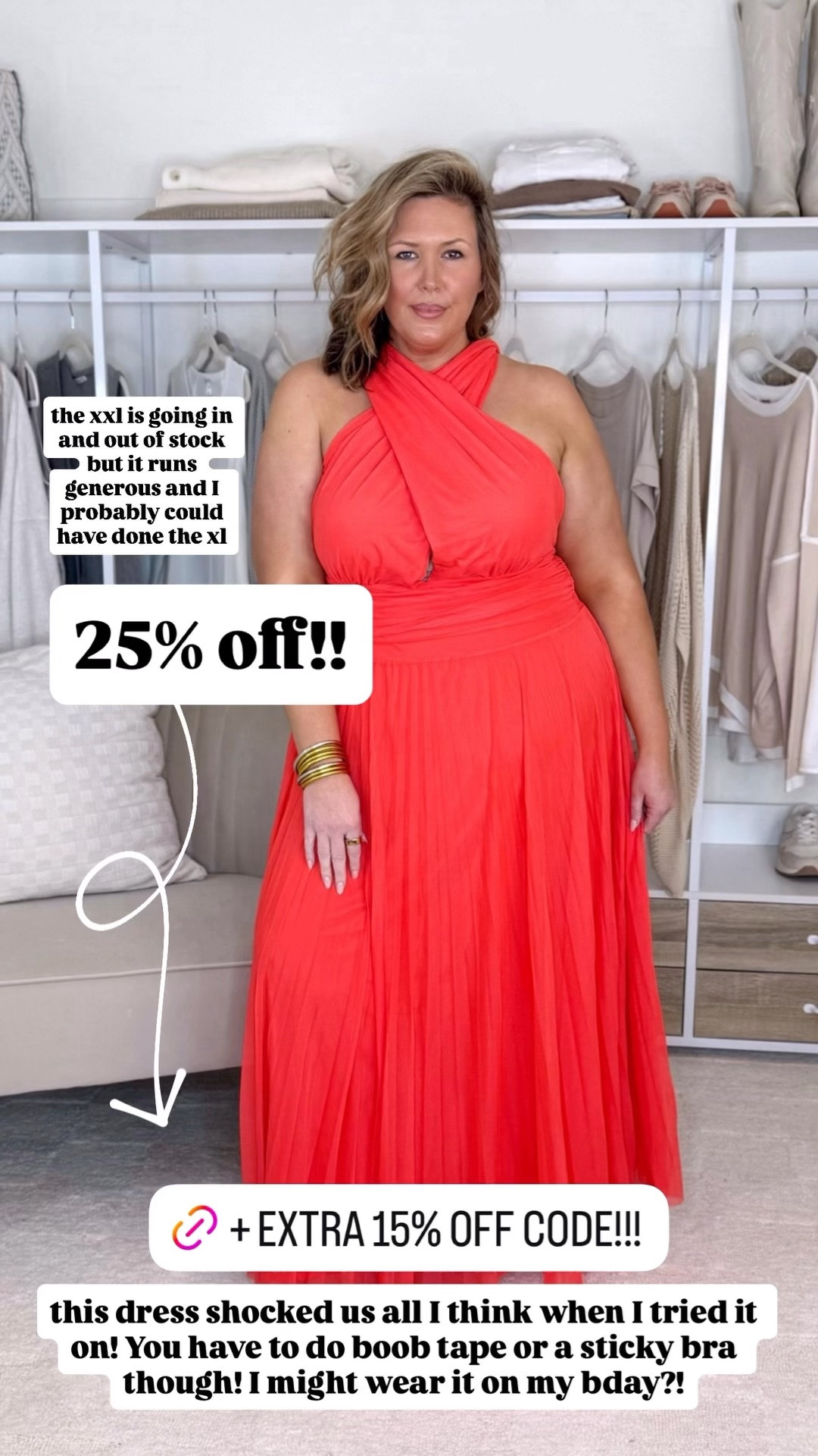 Wearing xxl but could do xl!

#LTKSaleAlert #LTKPlusSize #LTKMidsize