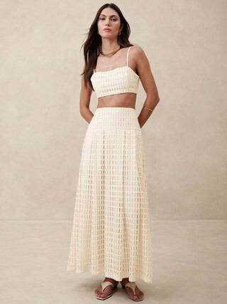 Vina Italian Lace Crop Top | Banana Republic (CA)