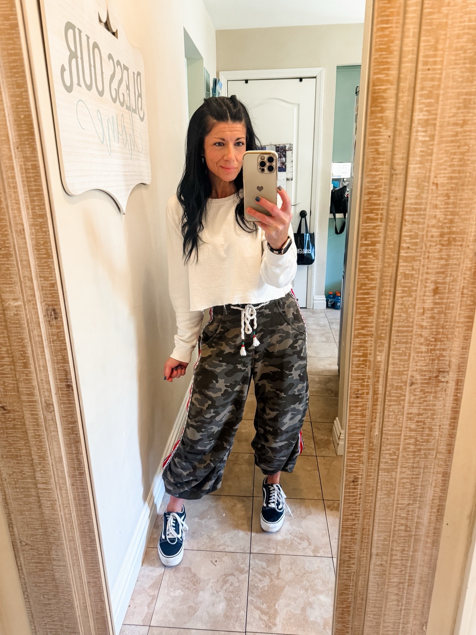Pants are from Copper & Cloth size xs