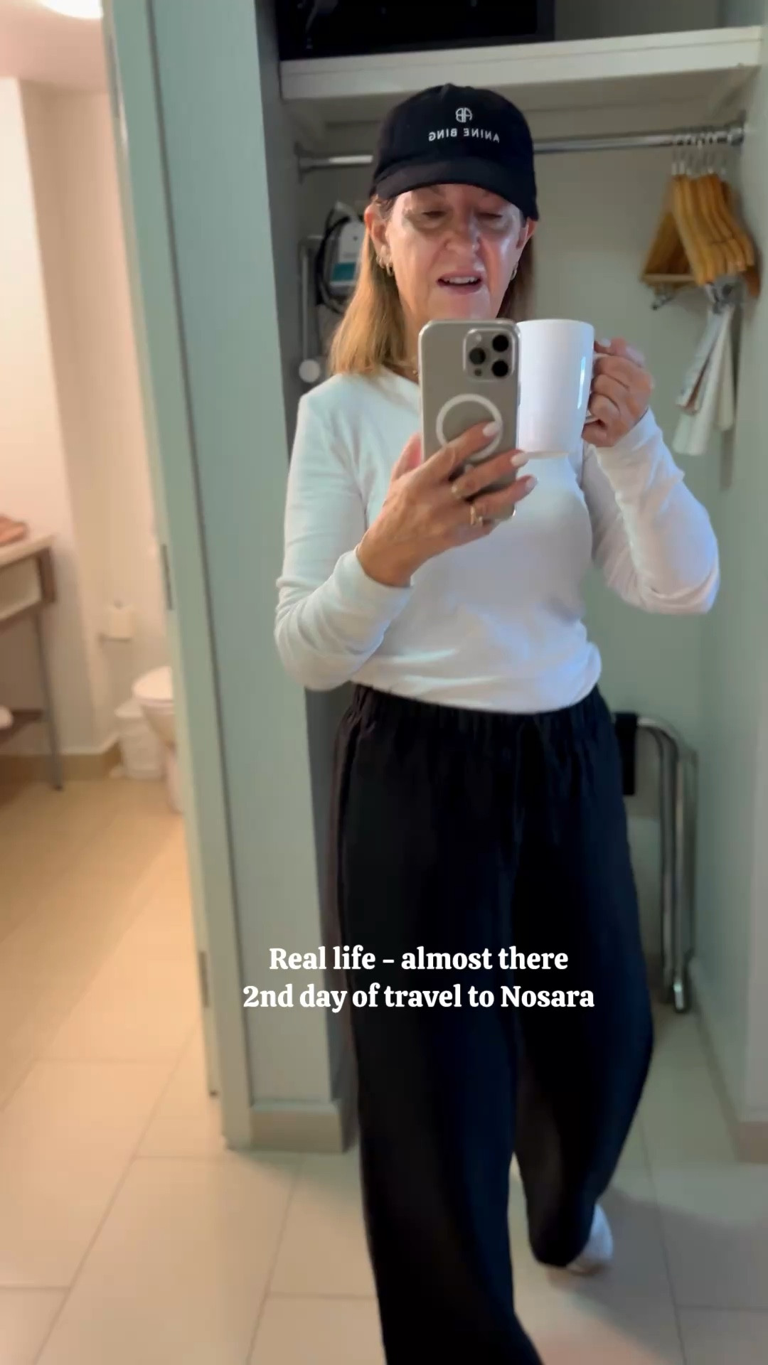 The cutest linen (and tencel) travel pants. The Aritzia lodge pants are easy to dress up or down with sneakers. 

They run small. I'm wearing a regular size small fir a roomy fit. I’m 5’2 and hemmed these pants 1.5”. 

#LTKTravel #LTKOver40 #LTKSeasonal