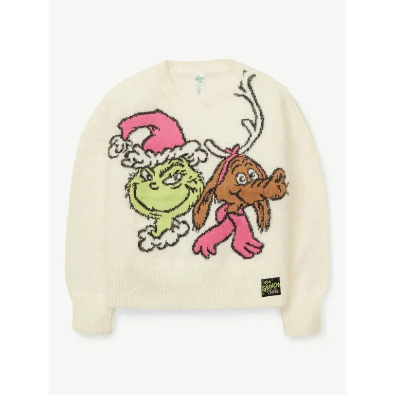 Justice Girls Grinch Sweater, Sizes Xs-Xlp | Walmart (US)