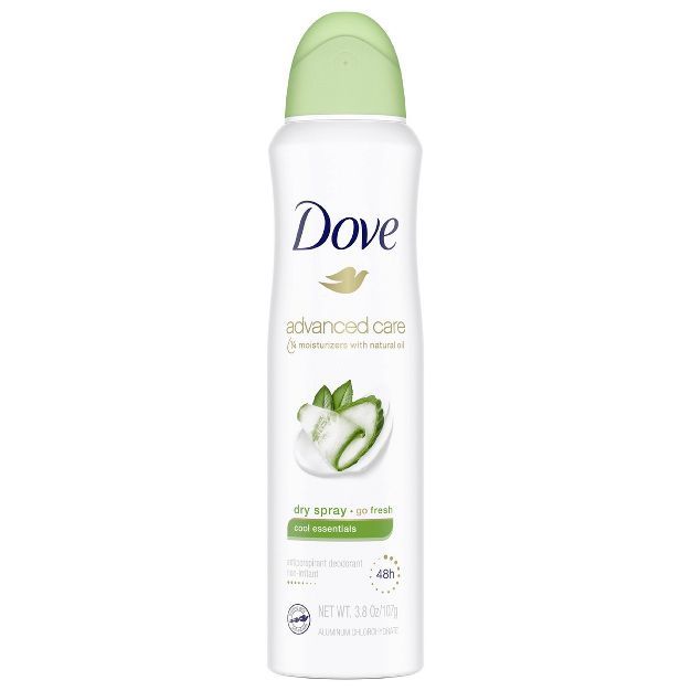 Dove Beauty Cool Essentials 48-Hour Antiperspirant & Deodorant Dry Spray | Target