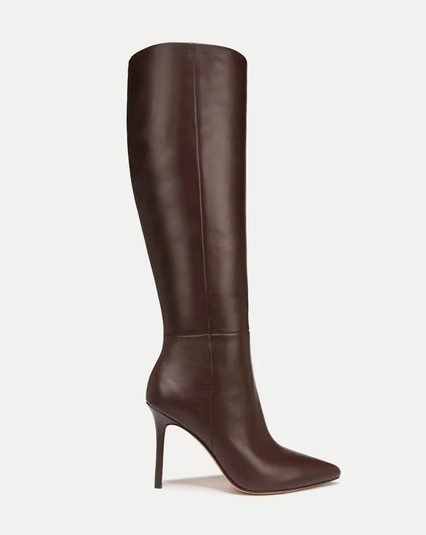 Lisa Leather Tall Boot | Veronica Beard