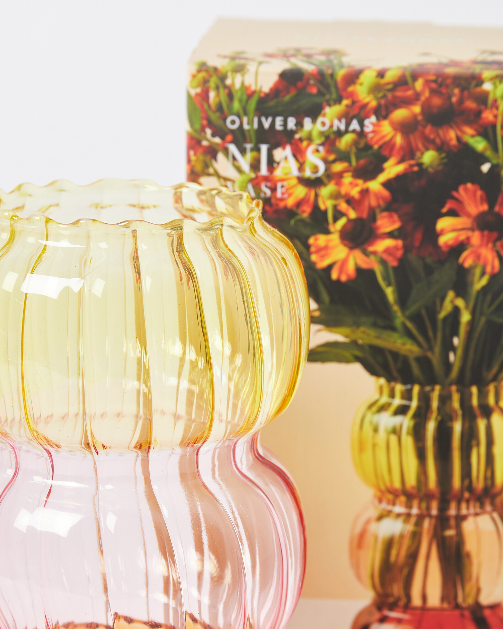 Nias Bobble Glass Vase | Oliver Bonas | Oliver Bonas (Global)