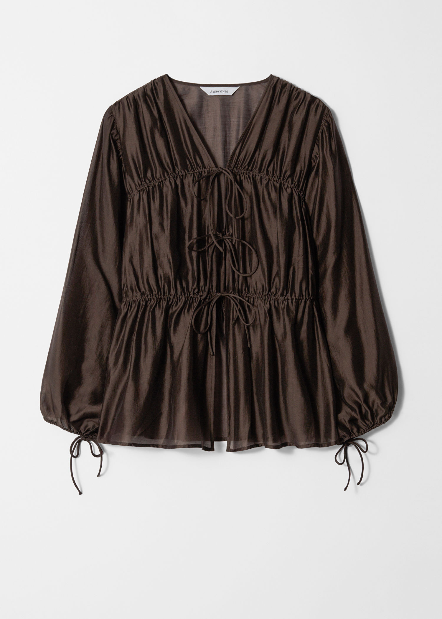Ruched Drawstring Blouse | & Other Stories UK