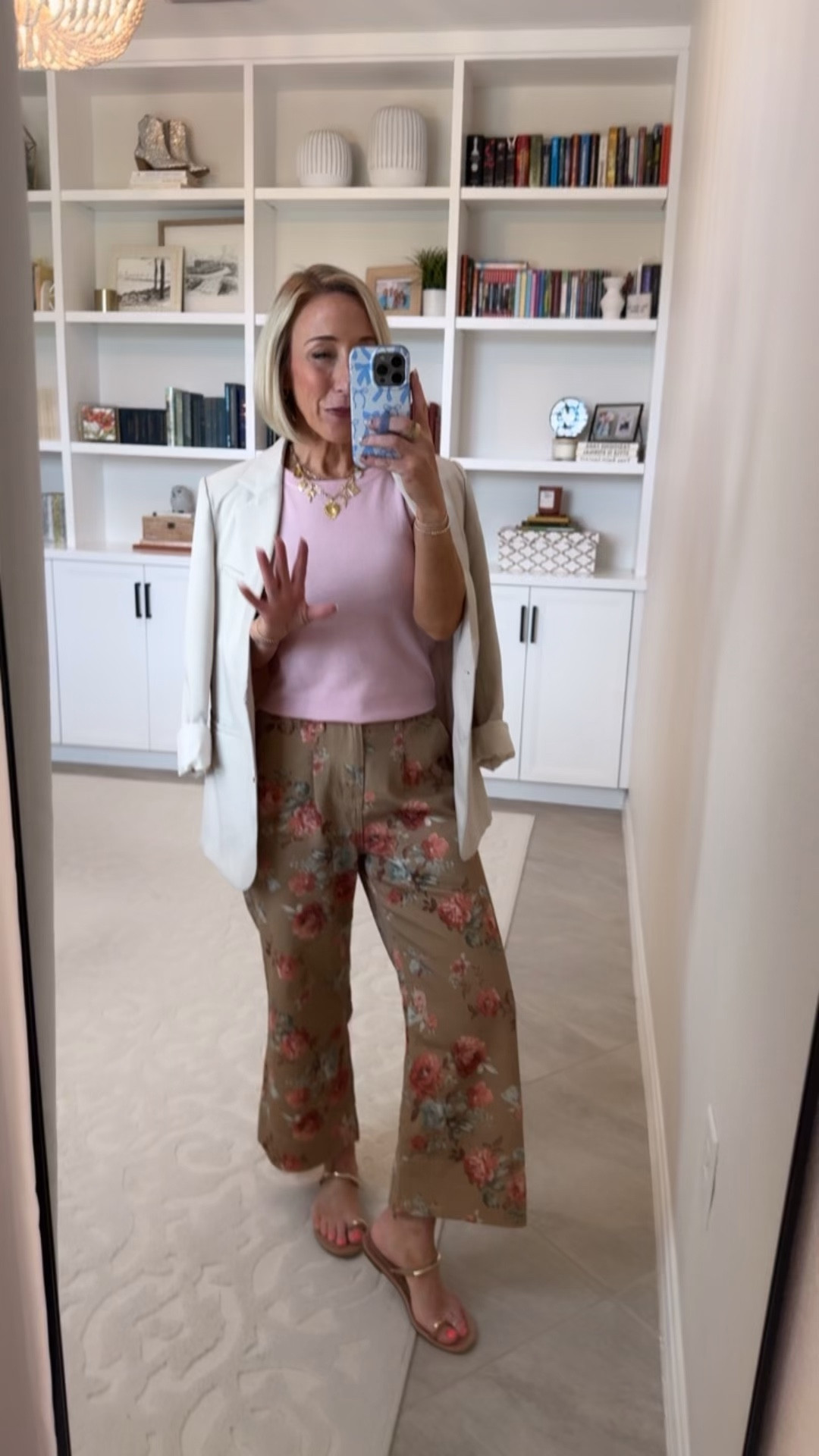 Amazon - summer sweaters styled 3 ways each. Sleeveless Crew Neck Lightweight Sweater - size Small. 9 colors. * Mid Rise Cropped Wide Leg Floral Jeans - size XS. 6 colors. * Beige Casual Blazer - size Small. 20 colors. 

 

#LTKSeasonal #LTKOver40 #LTKSaleAlert