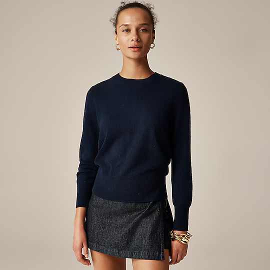 Cashmere classic-fit crewneck sweater | J. Crew US