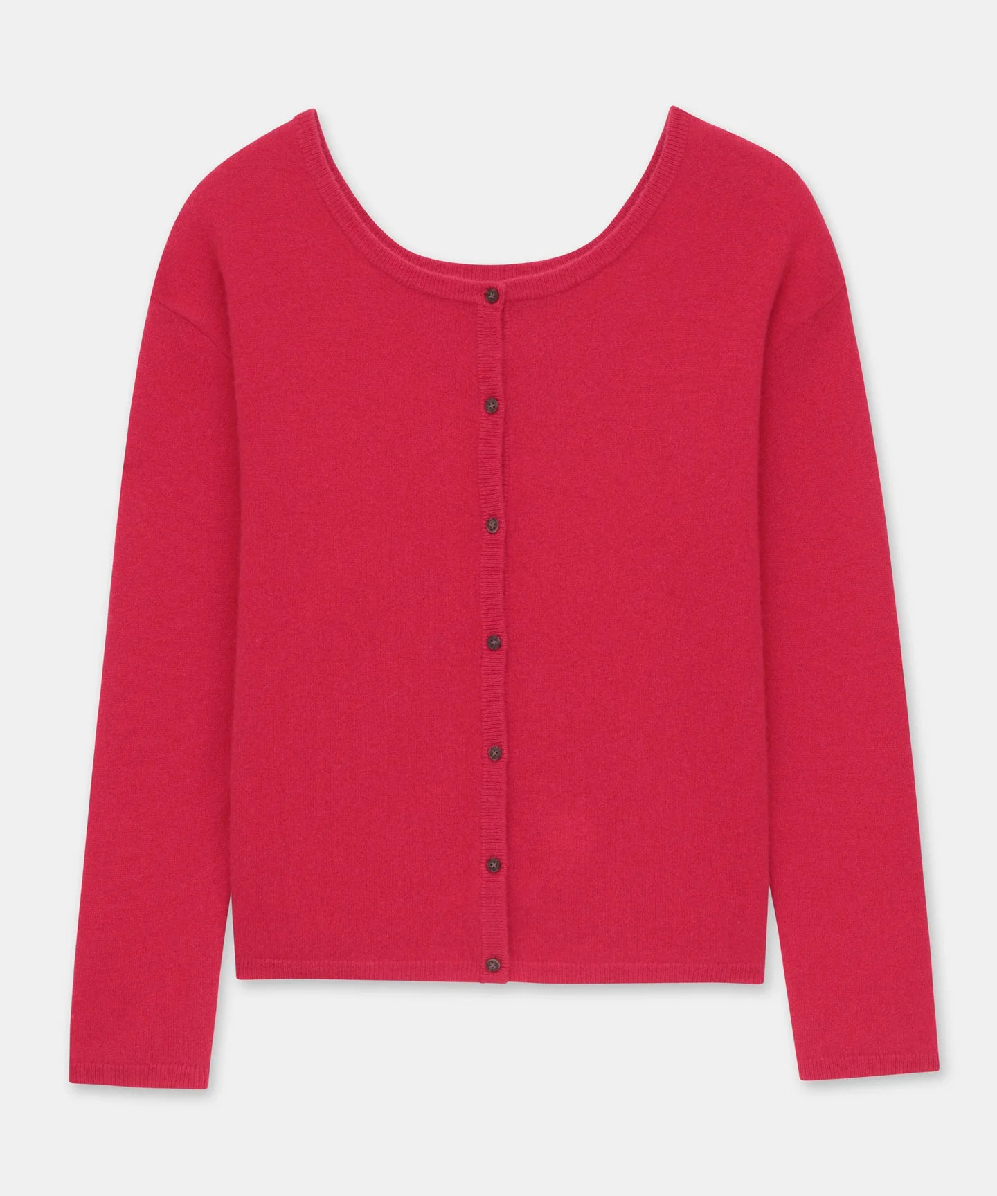 Signature Cashmere Open Neck Cardigan | NAADAM