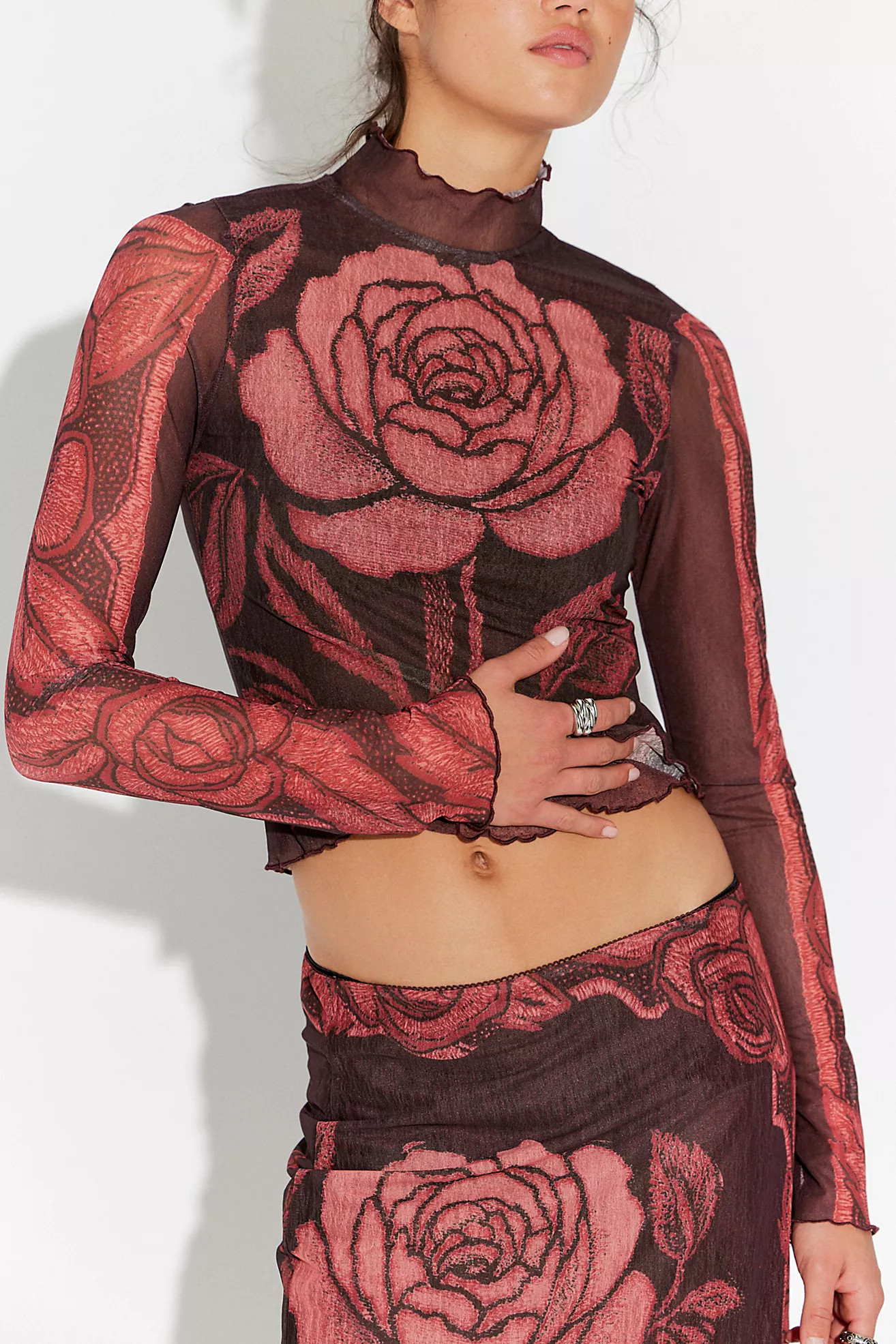 The Shadow Printed Midi Skirt Set | Free People (Global - UK&FR Excluded)