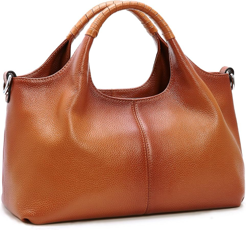 Iswee Leather Satchel Women Purse and Handbag Crossbody Shoulder Bag Hobo | Amazon (US)