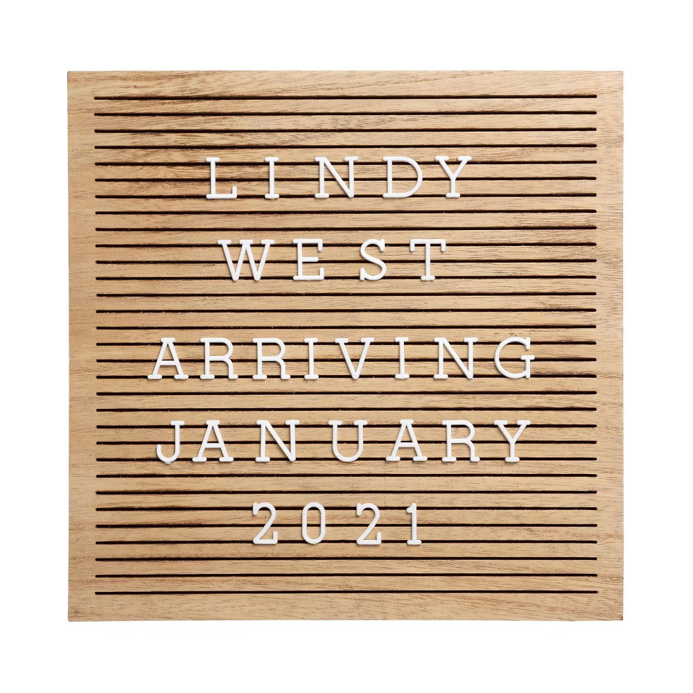 Pearhead Wooden Letterboard | Target