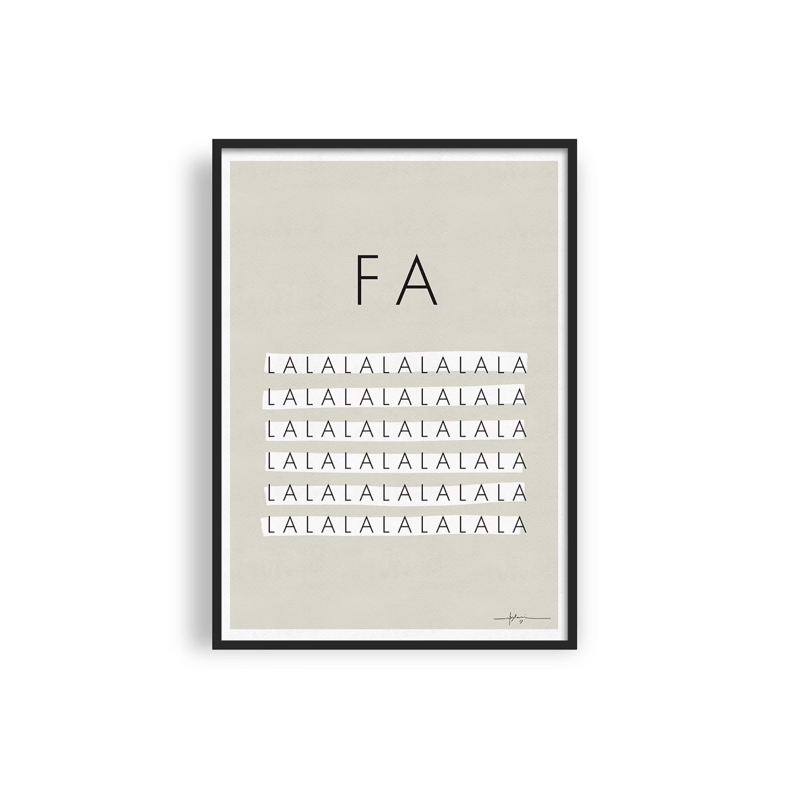 Modern Christmas Falala Printable Art, Minimalist Christmas Art Print, Scandinavian Xmas Wall Dec... | Etsy (US)