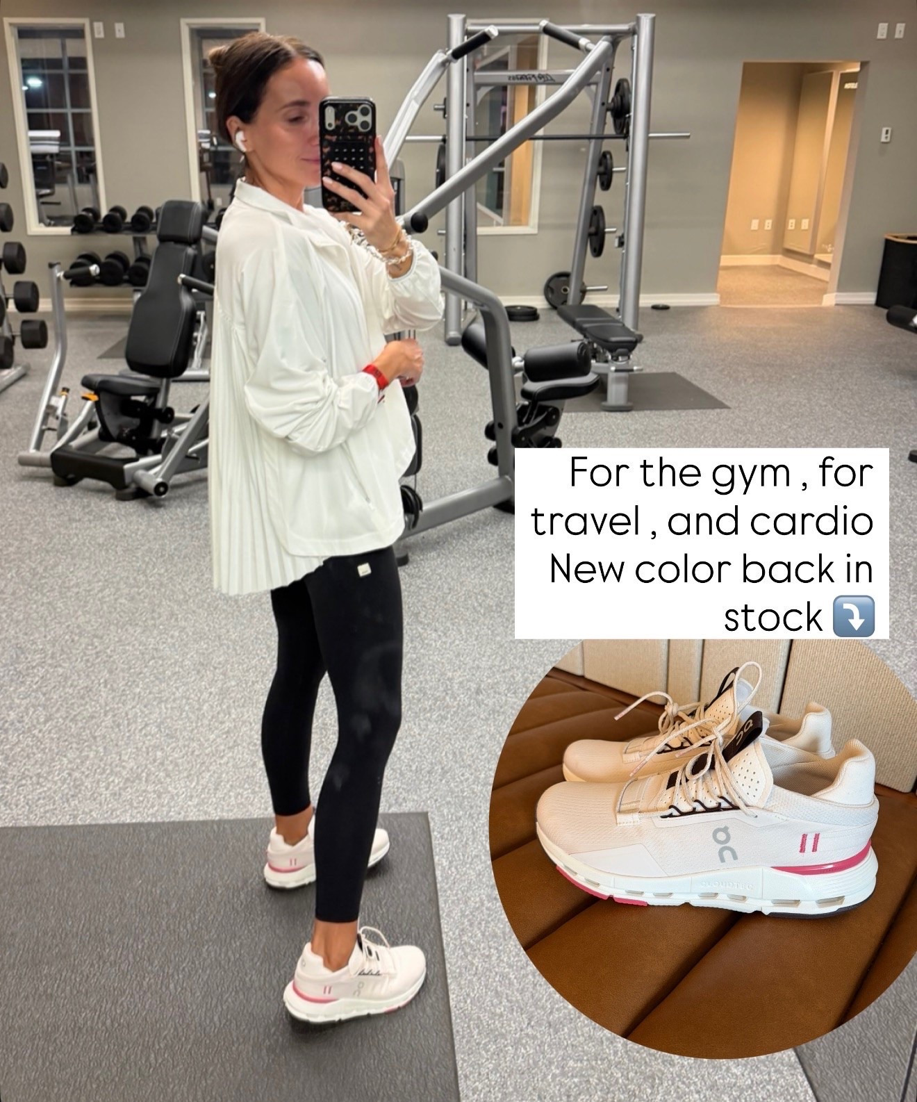 Gym sneakers, jacket size XS, sneakers tts.

#LTKActive #LTKOver40