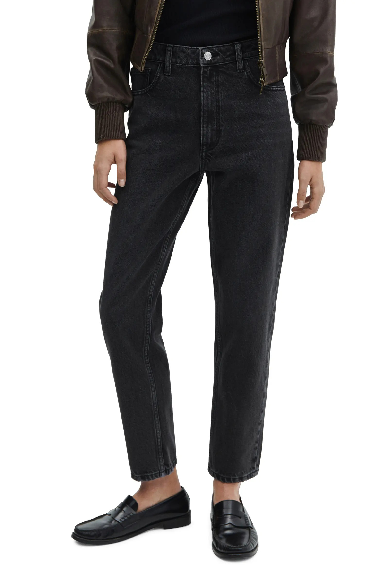 High Waist Ankle Tapered Mom Jeans | Nordstrom