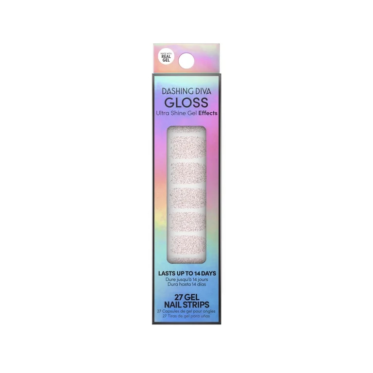 Dashing Diva Gloss Accents Polish Strips, Rose All Day | Walmart (US)