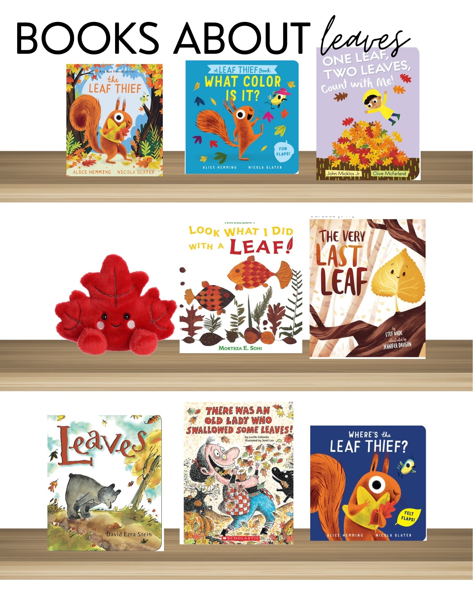 Books about leaves

#LTKBump #LTKKids #LTKBaby
