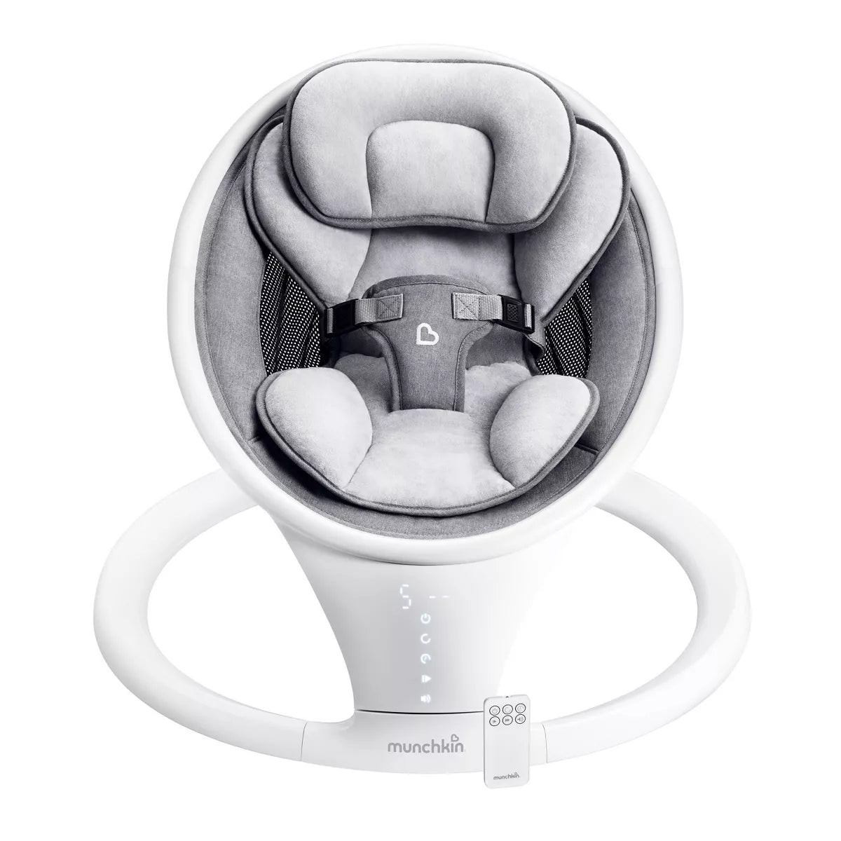 Bluetooth Enabled Baby Swing - Gray | REBEL (formerly Rebelstork)