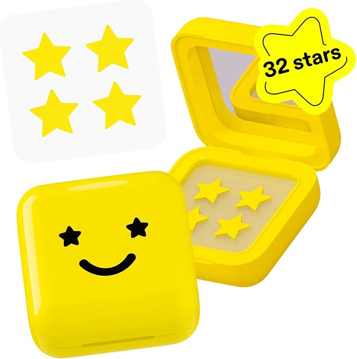 Starface Hydro-Star Pimple Patches + Big Yellow Compact, Clinically Proven Spot Shrinking in 6 Ho... | Amazon (US)