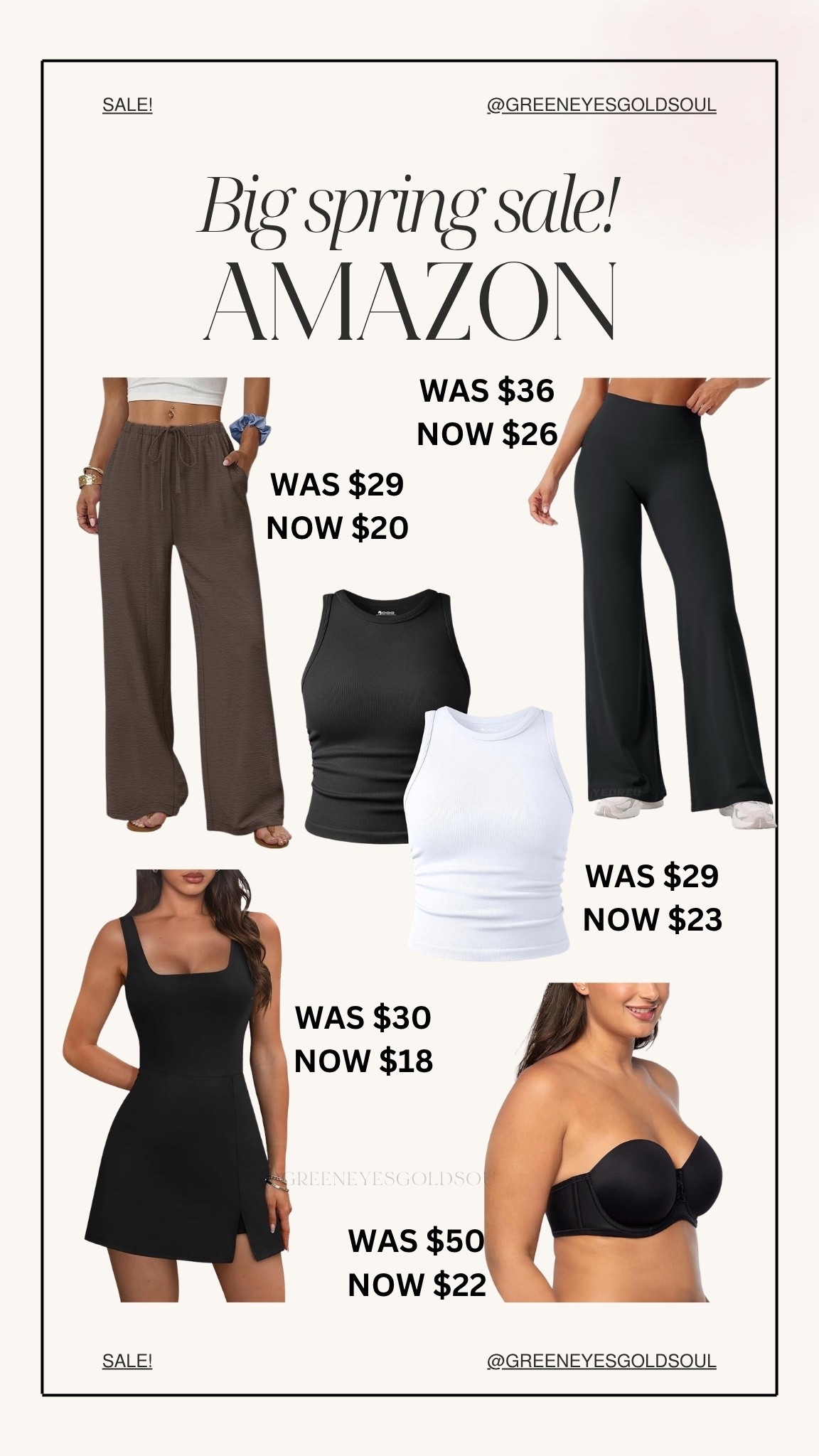 Amazon spring sale basics you NEED 🤍
The best comfy + everyday pieces (and the prices are too good)
Everything is linked in my LTK before it sells out 🔗

Amazon spring sale clothing/Amazon basics outfits/Amazon loungewear set/Amazon workout clothes/Amazon everyday outfits/affordable basics Amazon/Amazon fashion finds

#amazonspringsale #amazonfashion #amazonfinds #amazonstyle #amazonbasics #loungewearset #everydayoutfits #ltkfashion #ltkfinds #ltkdeals #ltkunder50 #comfystyle #casualoutfits #amazonfavorites #salealert


#LTKgrwm #LTKootd #LTKSaleAlert