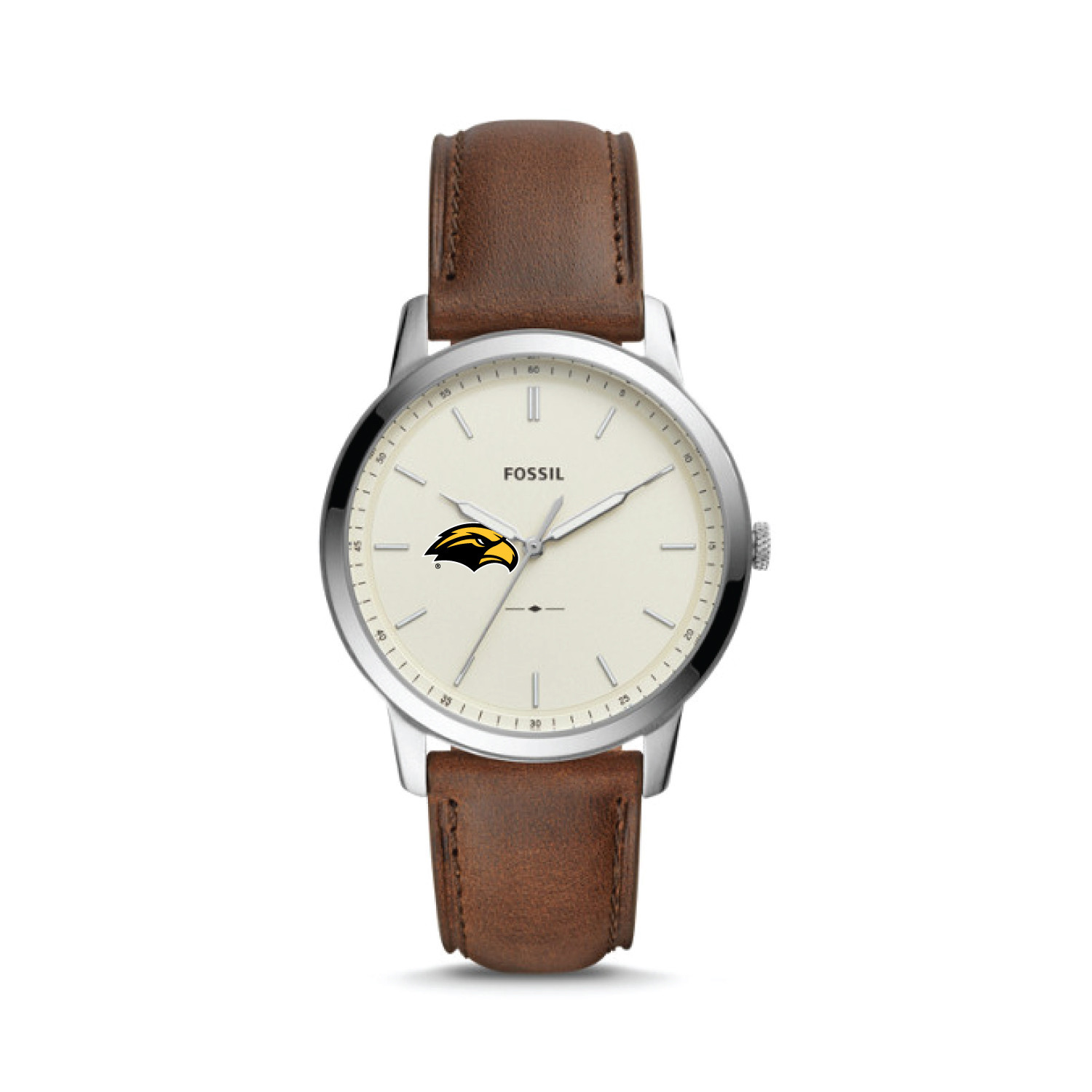 Fossil Southern Miss Golden Eagles The Minimalist Leather Watch | Fanatics