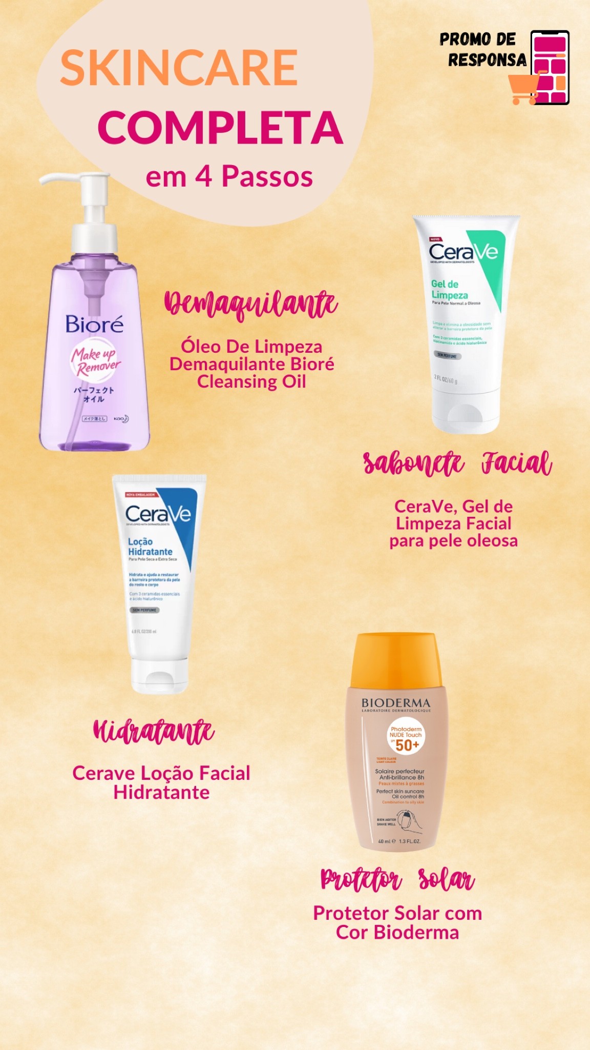 Com esses 4 produtos você tem uma skincare completa e super prática 😍
#LChallengeLTK