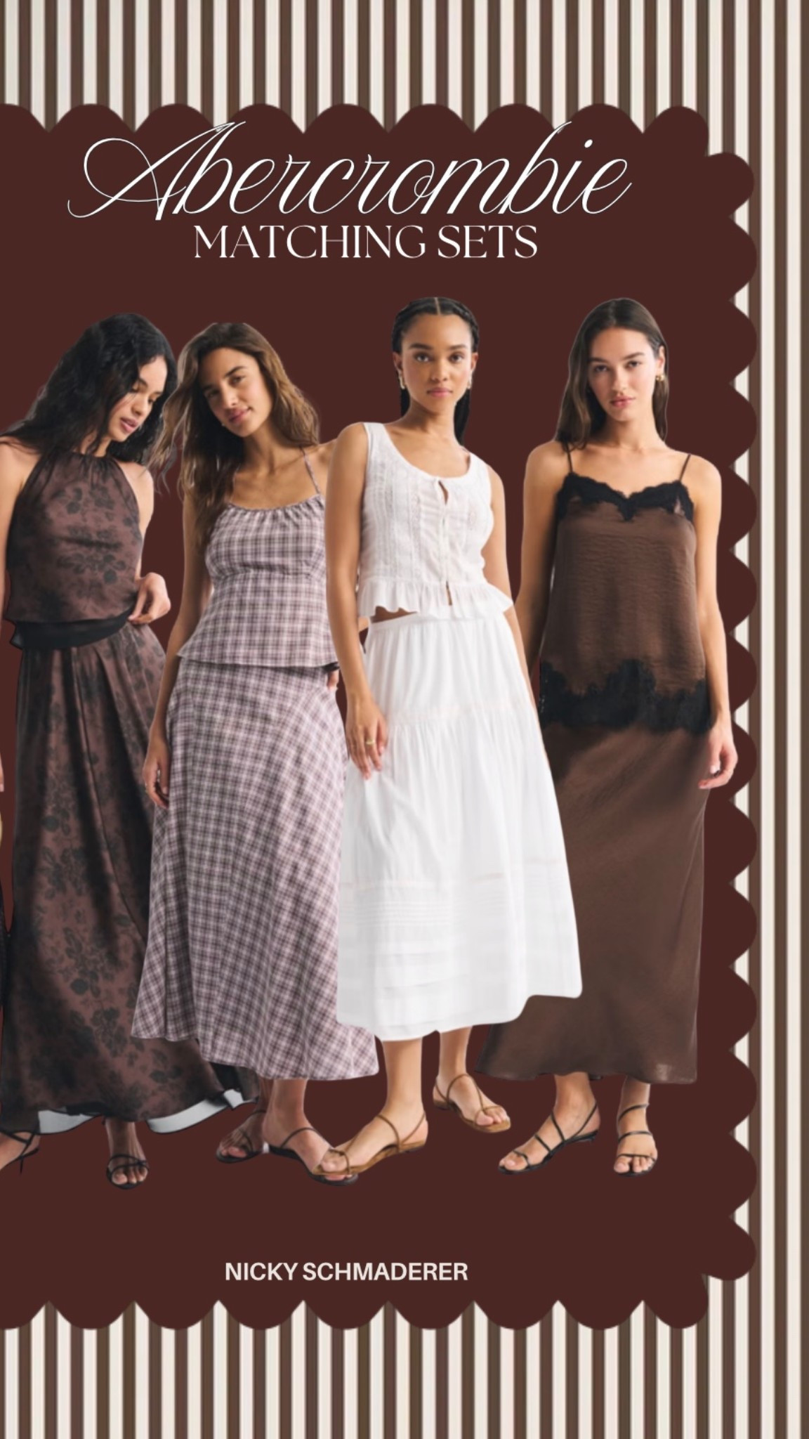 Abercrombie matching sets use code AFKELSEYB

MAXI SKIRT 
CAMI TOP 
wedding guest 
Easter 


#LTKSeasonal #LTKootd #LTKTravel