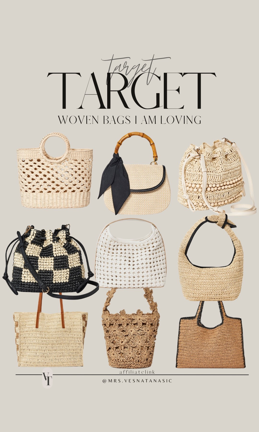 Woven bags I am loving for spring and summer! @target #targetstyle #summerbag #summerstyle #target #bag 

#LTKItBag #LTKFindsUnder100 #LTKSpringSale