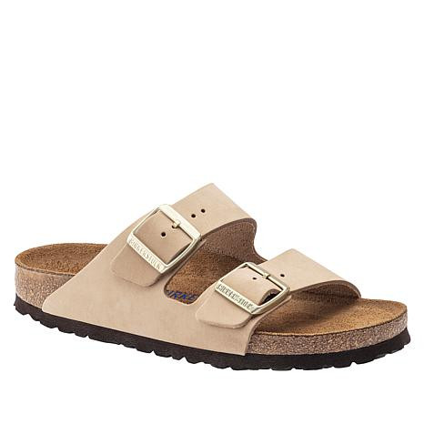Birkenstock Arizona Soft Footbed Leather Sandal | HSN
