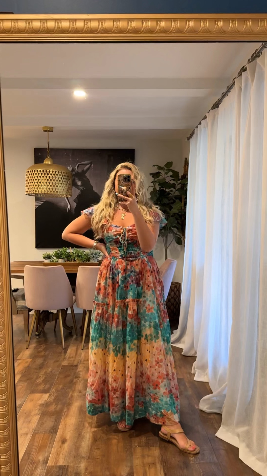 The cutest colorful maxi dress, maximalist style 

 #LTKootd #LTKstorytime #LTKMidsize