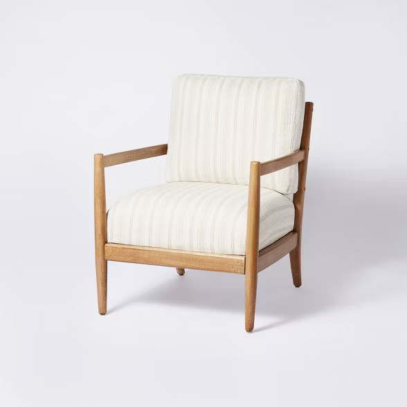 Park Valley Ladder Back Wood Arm Accent Chair - Threshold™ designed with Studio McGee | Target