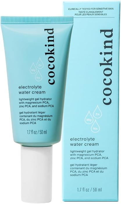 Cocokind Electrolyte Water Cream, Lightweight Face Moisturizer, 1.7 Fl Oz | Amazon (US)