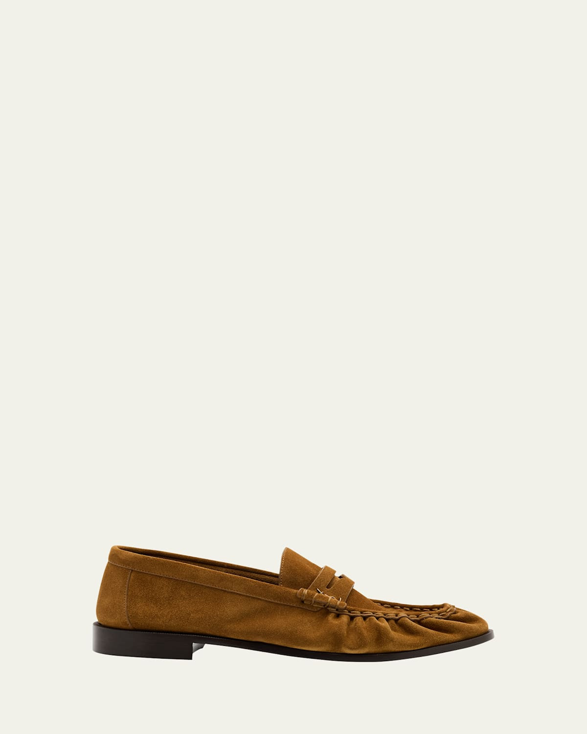Men's Limited Edition Suede YSL Penny Loafers | Bergdorf Goodman