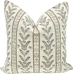 Brown Pillow Cover for Fall Campbell Premium Throw Pillow Grandmillennial Pillow Cover Grandmille... | Amazon (US)