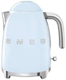 Smeg KLF03PBUS 50's Retro Style Aesthetic Electric Kettle with Embossed Logo, Pastel Blue | Amazon (US)