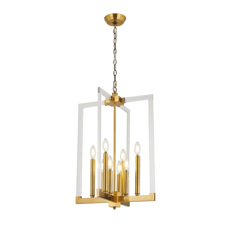 Juin 7 - Light Dimmable Square / Rectangle Chandelier | Wayfair North America