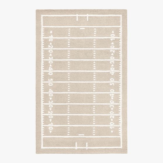 Touchdown Wool Rug | Pottery Barn Teen