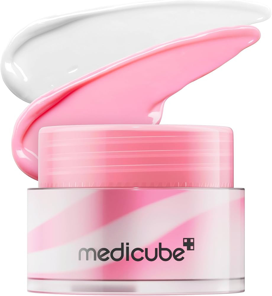 medicube PDRN lip sleeping mask glow balm | Salmon PDRN, Collagen, Shea Butter for Softer Lips, L... | Amazon (US)