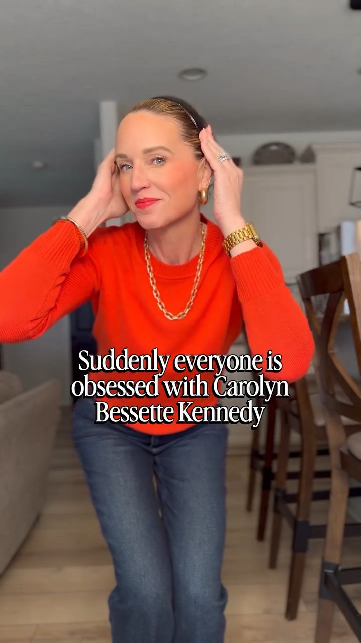Some outfits never go out of style…
and this one is giving major Carolyn Bessette-Kennedy energy.

The formula:
• Classic @_kettlewell crewneck sweater
• Perfect @spanx straight-leg jeans
• Simple headband
• Effortless confidence

This is proof that timeless style will always win over trends.
True size in jeans and I sized up in the sweater
Lipstick color is Coral Pink

#LTKOver40 #LTKmomlife #LTKTall