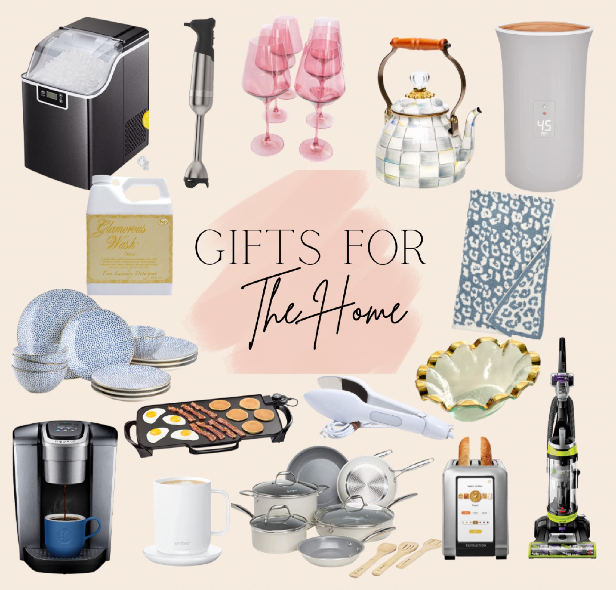 Gift guide for the home. Options for house warming parties, wedding gifts, mother, mother-in-law, etc. all from several different price points. I use quite a few of these items every single day. 💗 

#LTKGiftGuide #LTKhome #LTKHoliday