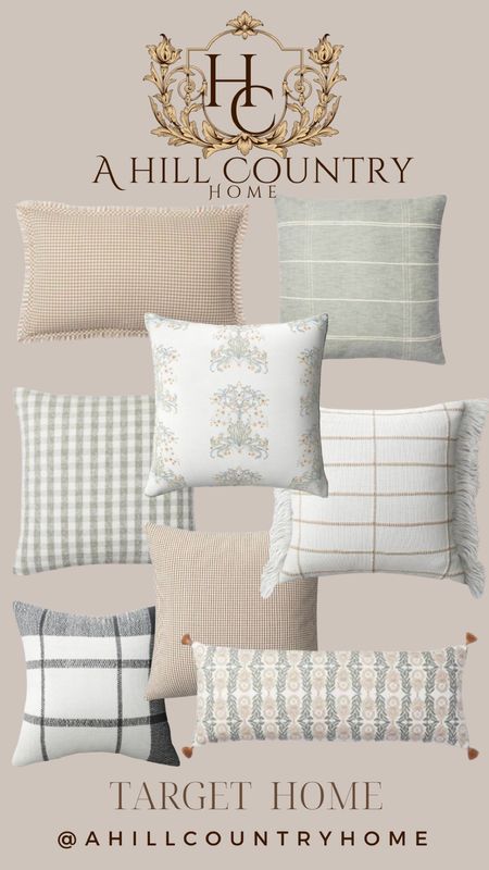 New indoor and outdoor throw pillows from target! 

Follow me @ahillcountryhome for daily shopping trips and styling tips 

Threshold by Studio McGee, hearth and hand 

#LTKSeasonal #LTKhome #LTKHoliday