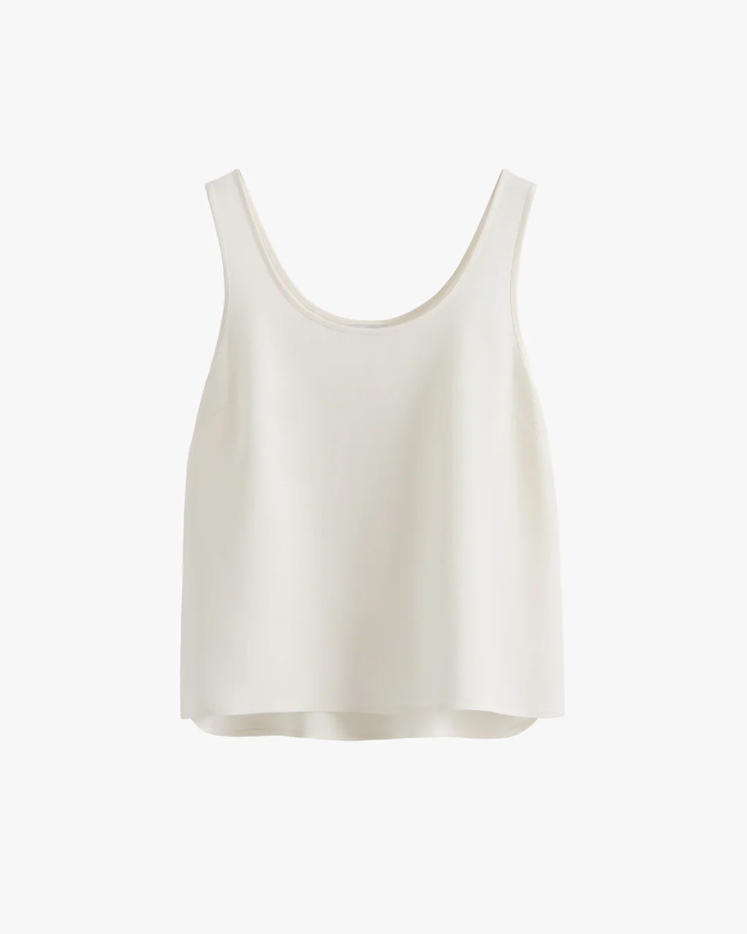 Silk Tank - White / Small | Cuyana