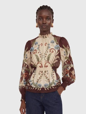 Farm Rio Women's Millena Blouse | Saint Bernard
