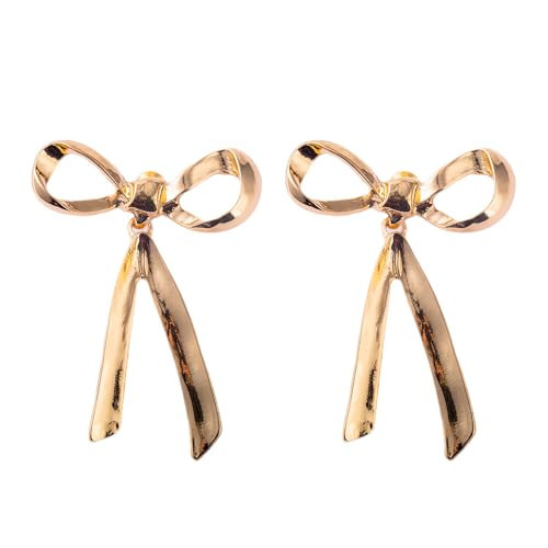 Pearl Bow Earrings Pearl Gold Bow Earrings Bow Dangle Earrings Pearl Dangle Earrings | Amazon (US)