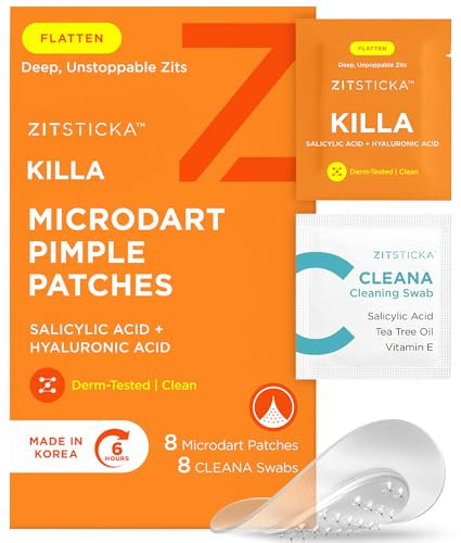ZitSticka Killa Pimple Patches for Face - World's Most Potent Pimple Patch with Fast-Acting Micro... | Amazon (US)