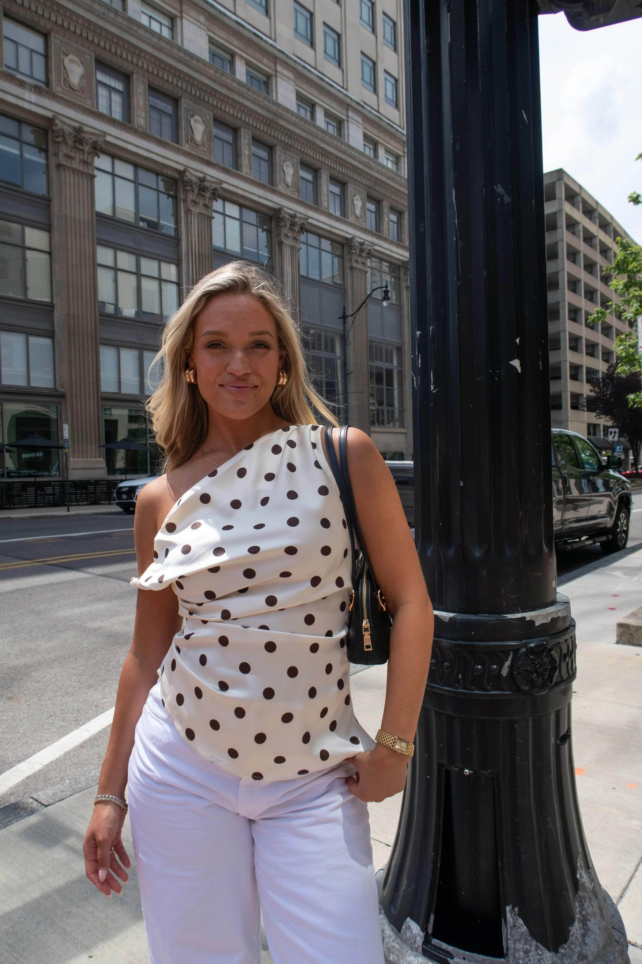 Vivienne Polka Dot Blouse | Lane 201 Boutique