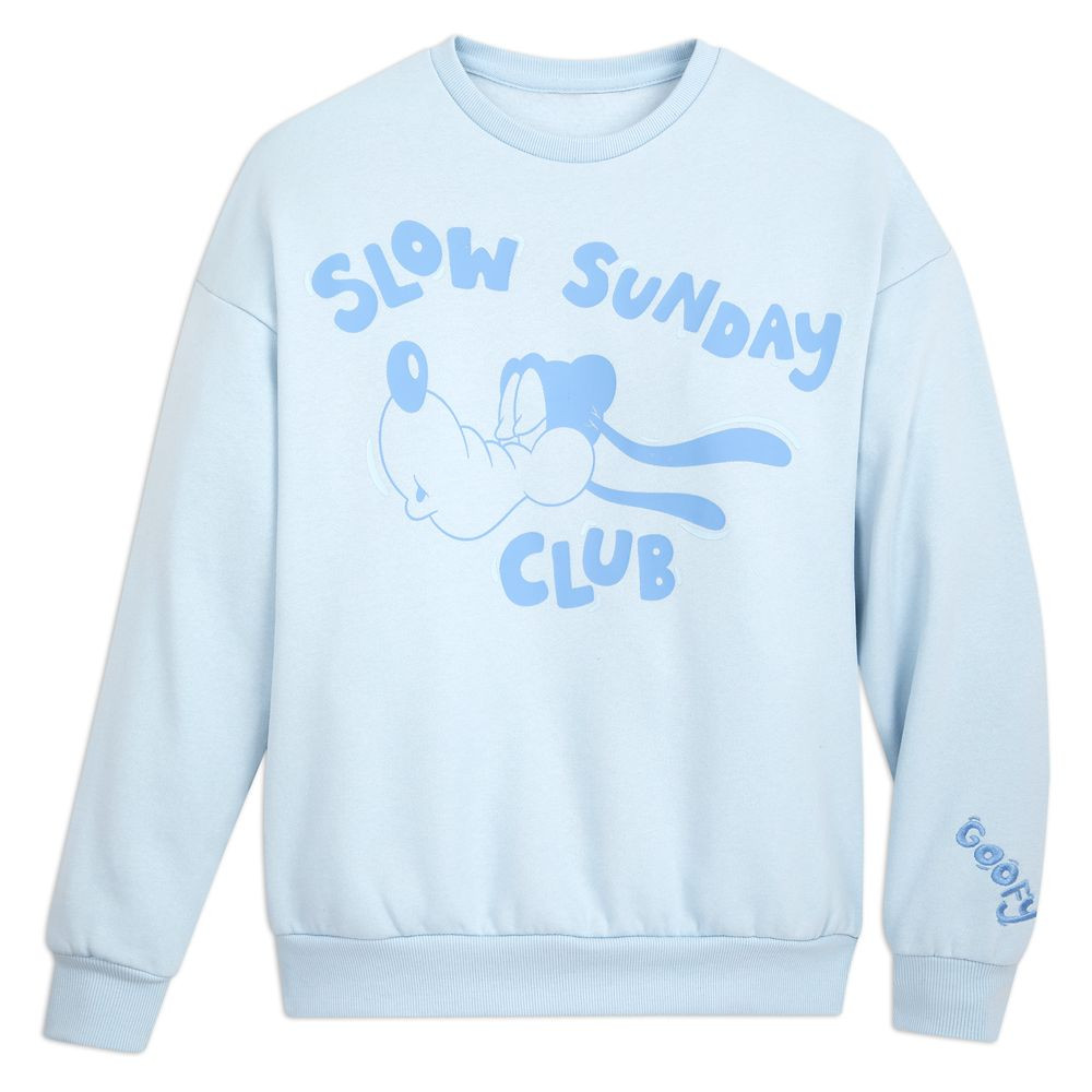 Goofy ''Slow Sunday Club'' Pullover Sweatshirt for Adults by Cakeworthy | Disney Store