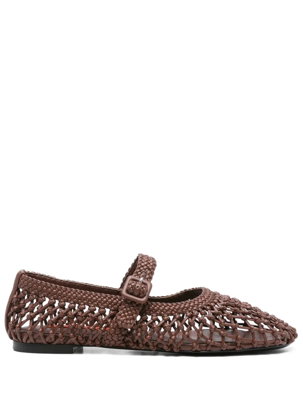 Simon Miller leather ballet flats - Brown | Farfetch Global