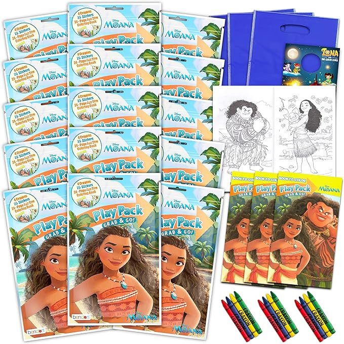 Bendon Set of 15 Kids Play Packs Bundle ~ Fun Party Favors Coloring Book Crayons, Stickers, Door ... | Amazon (US)