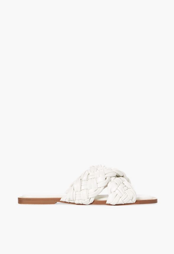 Athena Flat Sandal 
						
							Designed By Kelly | JustFab