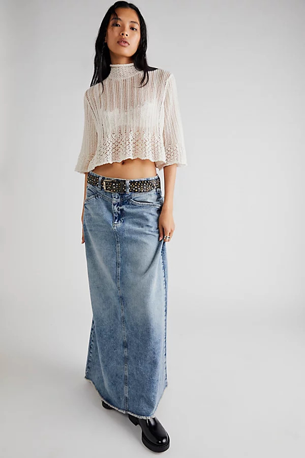 Rosalee Sweater by Free People, Champagne Dream, M | Free People (Global - UK&FR Excluded)